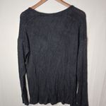 Bethany Mota  L Charcoal Silver Sparkle Sweater Photo 5