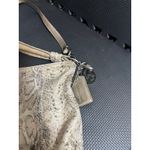 Coach  Kristen Brown Tan Embossed Python‎ Leather Purse Hobo E1026 15361 Photo 2