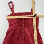 Kendall + Kylie  Dress Womens X Small Red Button Back Square Neck Mini‎ Photo 4