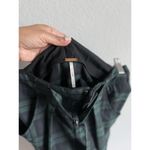 Free People  Women's Relaxed Slim Cargo‎ Pants Tapered Green Plaid Size 0 Belt Photo 11