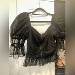 LPA NWOT  Dolores Top in Black $158 MSRP Photo 1