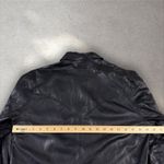 Rag and Bone Rag‎ & Bone Jack Leather Button Down Shirt Blouse Shacket Black Sz M NWT $795 Photo 7