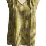 Carolina belle  Mustard Patterned Sleeveless Top Photo 0