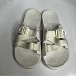Chacos Chaco chillos slides sandals all white size 10 Photo 3