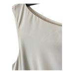 Reiss  Women's Size 8 Bodycon Dress Cream Grey Sleeveless Color Block Drape NWT Photo 3