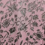 Laura Ashley Burgundy Floral Sleeveless Maxi Dress Silk Blend V Neck Size 4 Photo 1