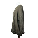 Aerie  Happy Place Olive Oversized Knit Sweater Size M Photo 2