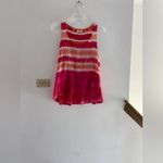 Ben and Lucia Anthropologie Aurora tie dye tank size S 100% silk Pink Photo 4