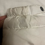 SAM White Bomber Jacket with Sherpa Collar Photo 9