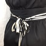 White House | Black Market Black 100% Silk Strapless Occasion Top  6 NEW Photo 7