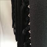 Anthropologie Cooper & Ella Leah Fringe Black Mini Dress Photo 6