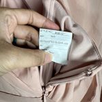 Dessy Collection Pink Maxi Chiffon Dress Plus 16 Puff Sleeve Fairy Bridesmaid Photo 7