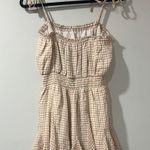 Storia Checkered Sleeveless Romper Dress Size Medium Photo 4