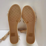 Antonio Melani Sandal Lorinna Rose Gold Braided Platform Wedge Size 7 Photo 6