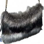 Holly Bracken Faux Fur Shoulder Bag Brand New with tags Gray Photo 0