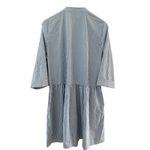 Tuckernuck Royal Shirt Mini Dress Blue Stripe Size Large Photo 7