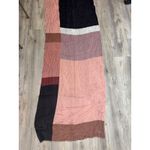 Kate Spade New York Color Block Scarf Pink Black Peach Photo 2