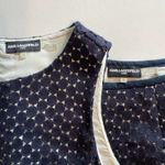 Karl Lagerfeld Navy Crochet 2 Piece Set Top and Skirt, Size 16 Photo 1