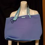 Coach NWT Blue Neoprene Tote Bag Photo 1