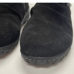 Khombu  Bonnie Black Suede Leather Faux Fur Ankle Boots Women's Size 6 Photo 2