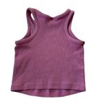 ZARA  Purple/Pink Solid Ribbed Tank Top Women's Size 8-9 | 13-12 Photo 1