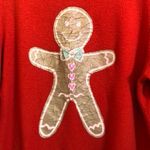 Wildfox  orange‎ gingerbread man soft sweatshirt Photo 3