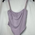 White Fox Boutique  Lavender Strappy Top SZ:M Photo 0