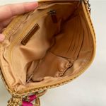 The Sak  Crochet Wristlet Wooden Beads Pink Blue Photo 4