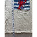 J.Crew  T-Shirt Womens XS‎ Cream Lobster Nautical Coastal Beachy Collector Tee Photo 6