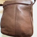 Kenneth Cole  CHOCOLATE BROWN LEATHER CROSSBODY KNOT DEDIGN ON FRONT SNAP CLOSURE Photo 1