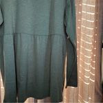 Sonoma  Green Maternity Drapey Empire Waist Long Sleeve Shirt Size Large Photo 12