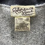 Reference Point  Angora Silk Lambswool rabbit Sweater Grey 80’s vintage cardigan Photo 1