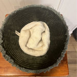 Natural Life Dark Green Velvet corduroy Frayed Edge Bucket Hat one size Photo 4