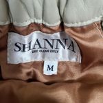 Vtg Shanna Leather Laser Cut Floral Winter‎ White Pastel Pencil Midi Skirt Sz M Pink Size M Photo 4