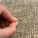 Pandora  14k Rose Gold Plating CZ Sparkling Wishbone Ring Size 5.5 Photo 7