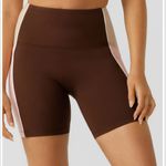 Lorna Jane Rainbow Splice No Ride Booty Pocket Bike Shorts NWT Photo 0