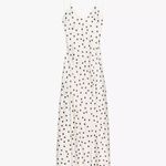 ZARA  Elegant Polka Dot satin effect  Slip maxi Dress Photo 13