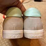 Dolce Vita Size 10 Zaga Silver Glitter sneakers Fashion Gym Shoes Zebra Accent Photo 6