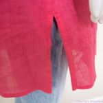 La Blanca pointelle cotton pink tunic, coverup size M Photo 12