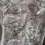 Unlisted Y2K Euro Edgy Bold Blouse Brown Cyber Lace Up Zip Corporate Grunge Top Large Photo 7