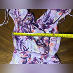 Lulus  Sammi Lavender Floral Print Ruffled Surplice Maxi Dress Romantic NWT XS Photo 8