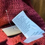 Nordstrom  red and yellow sweater pancho NWT Photo 3