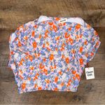 Open Edit NEW Asymmetrical Off-Shoulder Blouse in Pink Sky Floral Photo 1