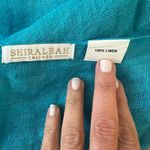 Shiraleah 100% Linen Scarf Blue White Ombre Lightweight Made In India NWOT Photo 2