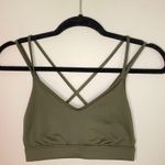Old Navy  Active Light Support Strappy Sports Bra, Green, Size XS, NWOT Photo 1