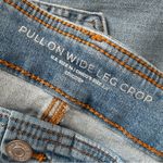 Chico's  Wide Leg Pull On Ankle Crop High Rise Jeans Size 14 Photo 5