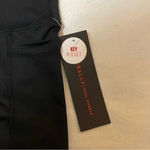 New! Bally Total Fitness Women's High Rise Pocket Shorts XL Black Photo 2