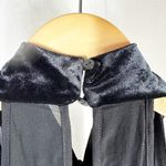 Reiss Kimberley Sleeveless Velvet Bodysuit Size XS Black Photo 4