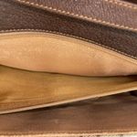 Gucci GG Supreme Horse Bit Brown Clutch & Crossbody Bag Two Tone Hardware EUC Photo 12