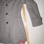 Kenneth Cole  Textured Gray Pea Coat Photo 7
